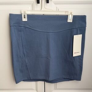 NWT Lululemon Blue Scuba Skirt- Sz XL